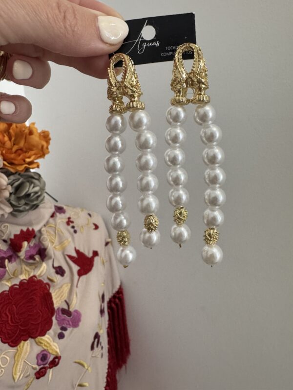 Pendientes mod. Perlas