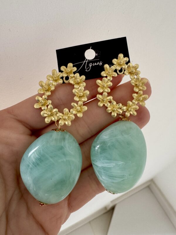 Pendientes piedras