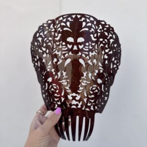 PEINA GRANDE PARA MANTILLA