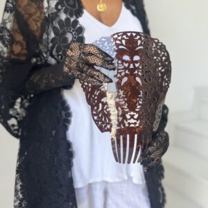 PEINA GRANDE PARA MANTILLA