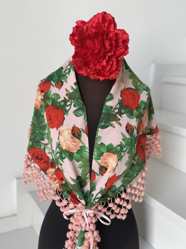 Mantoncillo estampado madroño