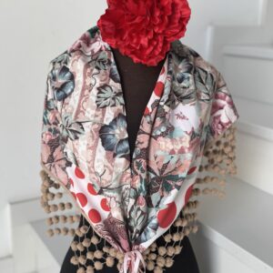 Mantoncillo estampado madroño