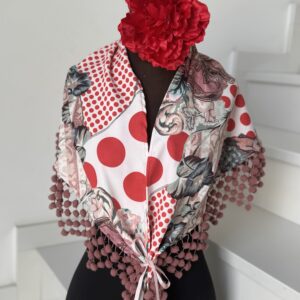Mantoncillo estampado madroño