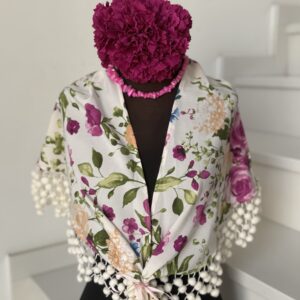 Mantoncillo estampado madroño