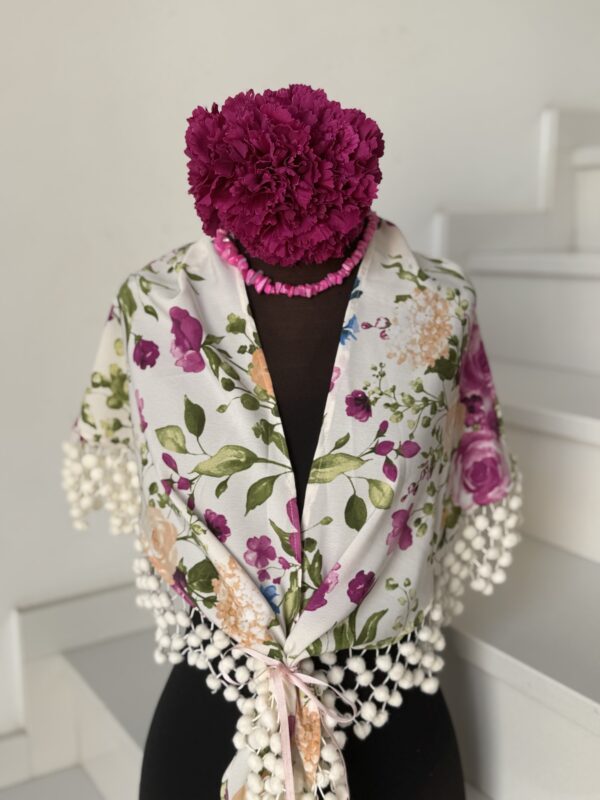 Mantoncillo estampado madroño