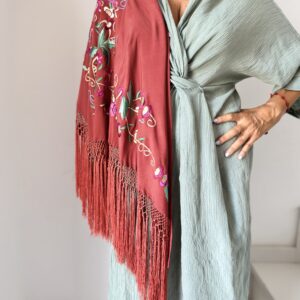 Mantón modelo canastero