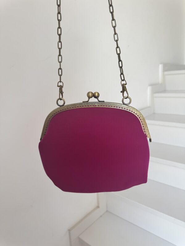 Bolso buganvilla bordado negro - Imagen 3