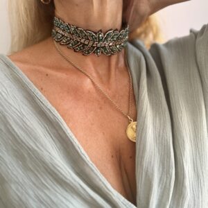 Choker esmeralda