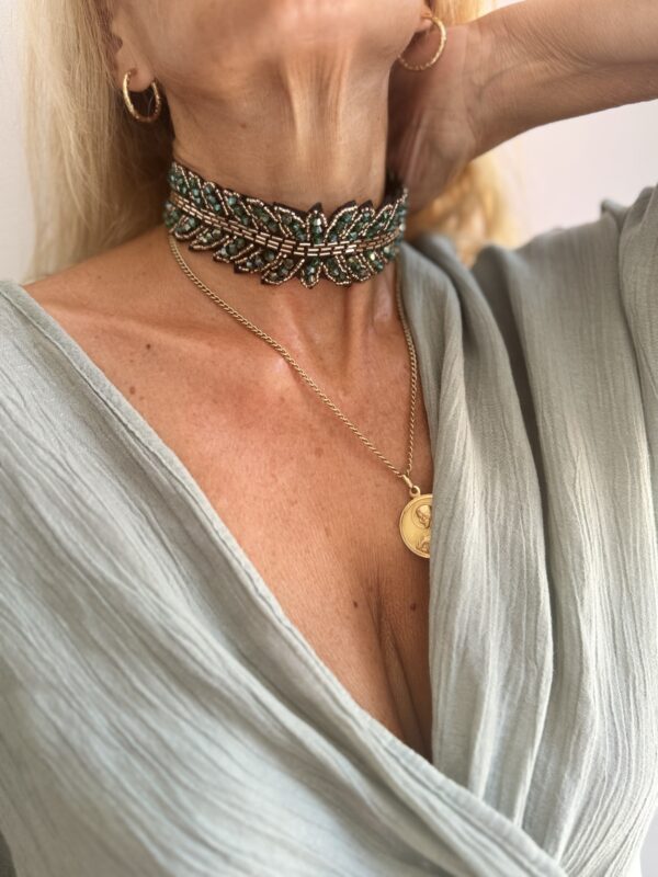 Choker esmeralda - Imagen 2
