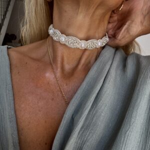 Choker perlas