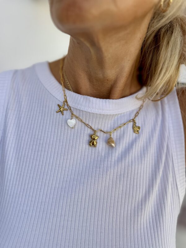 Collar modelo nácar
