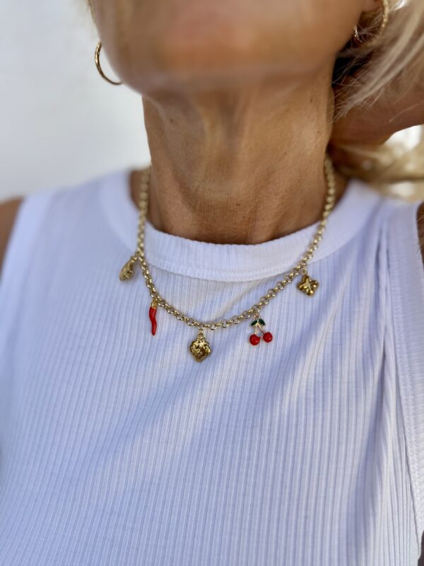 Collar modelo strawberry