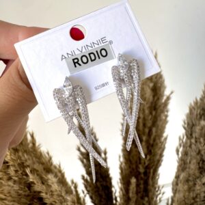 Pendientes de rodio