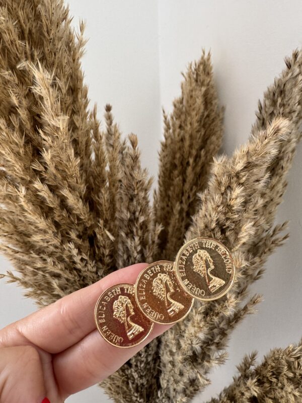Broche modelo monedas