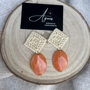 Pendientes mod. Sevilla melocotón