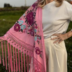 Mantón modelo india