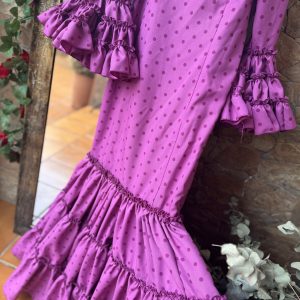 Traje modelo Andalucía buganvilla