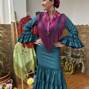 Mantón mod geranio