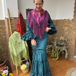 Mantón mod geranio