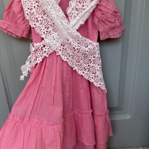 Traje de flamenca plumeti rosa