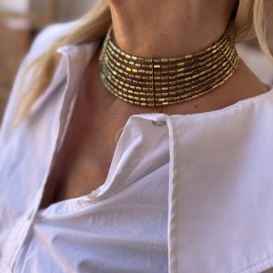 Chocker dorado