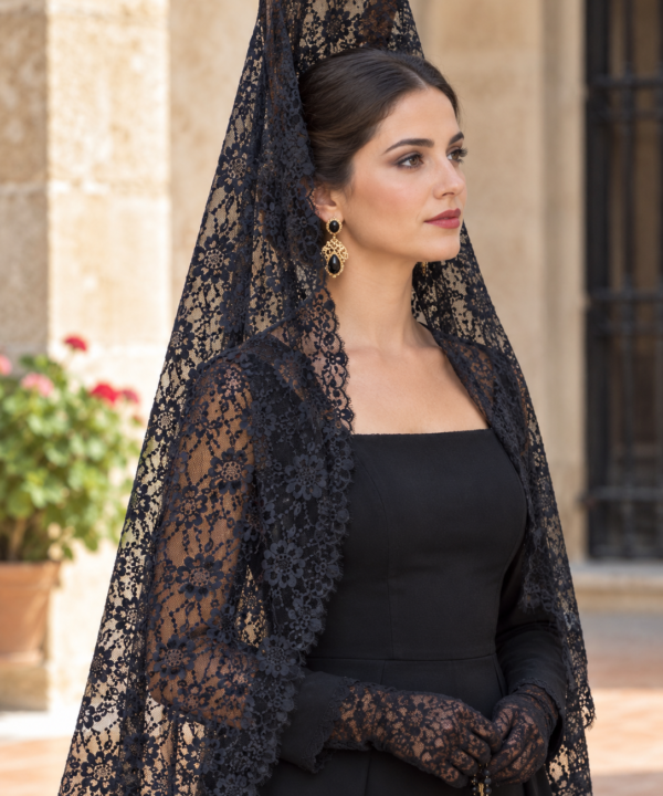 Mantilla modelo Isabella