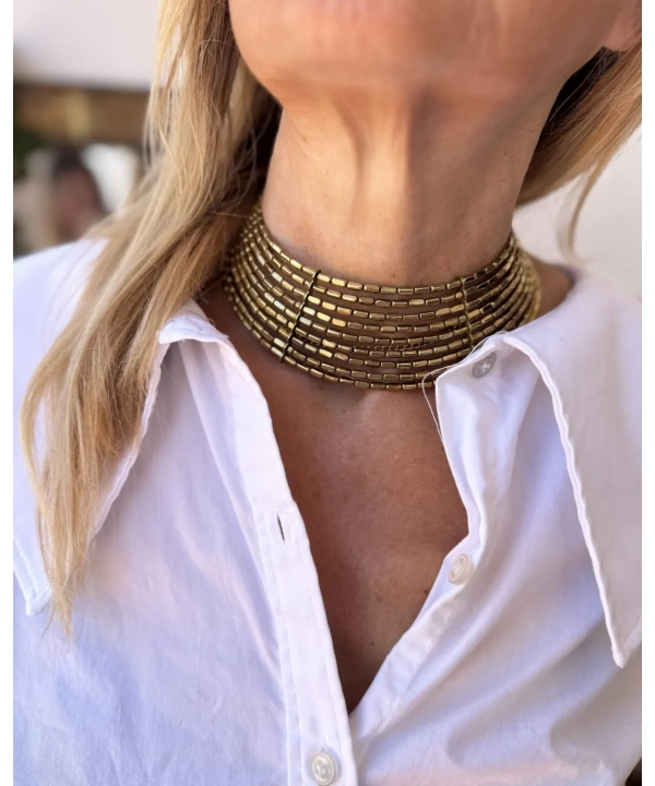 Chocker dorado