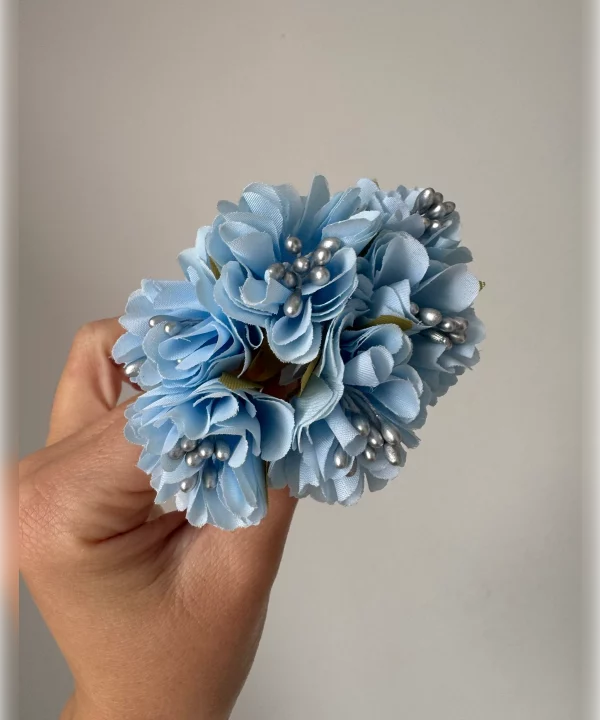 Flores en celeste ducado