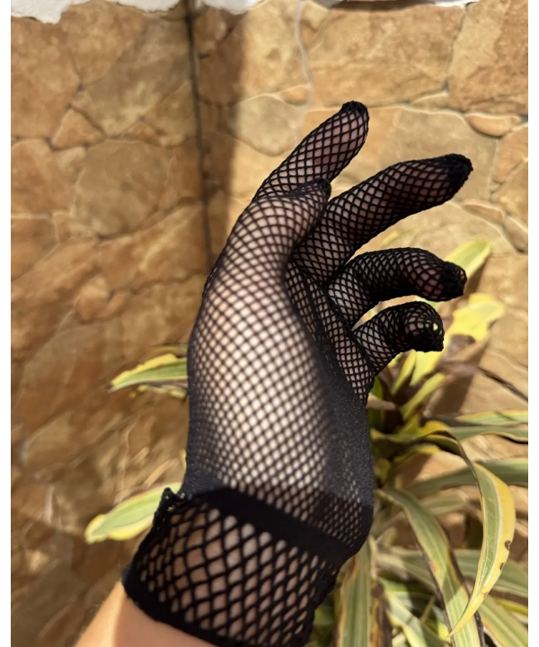 Guantes cortos red negros