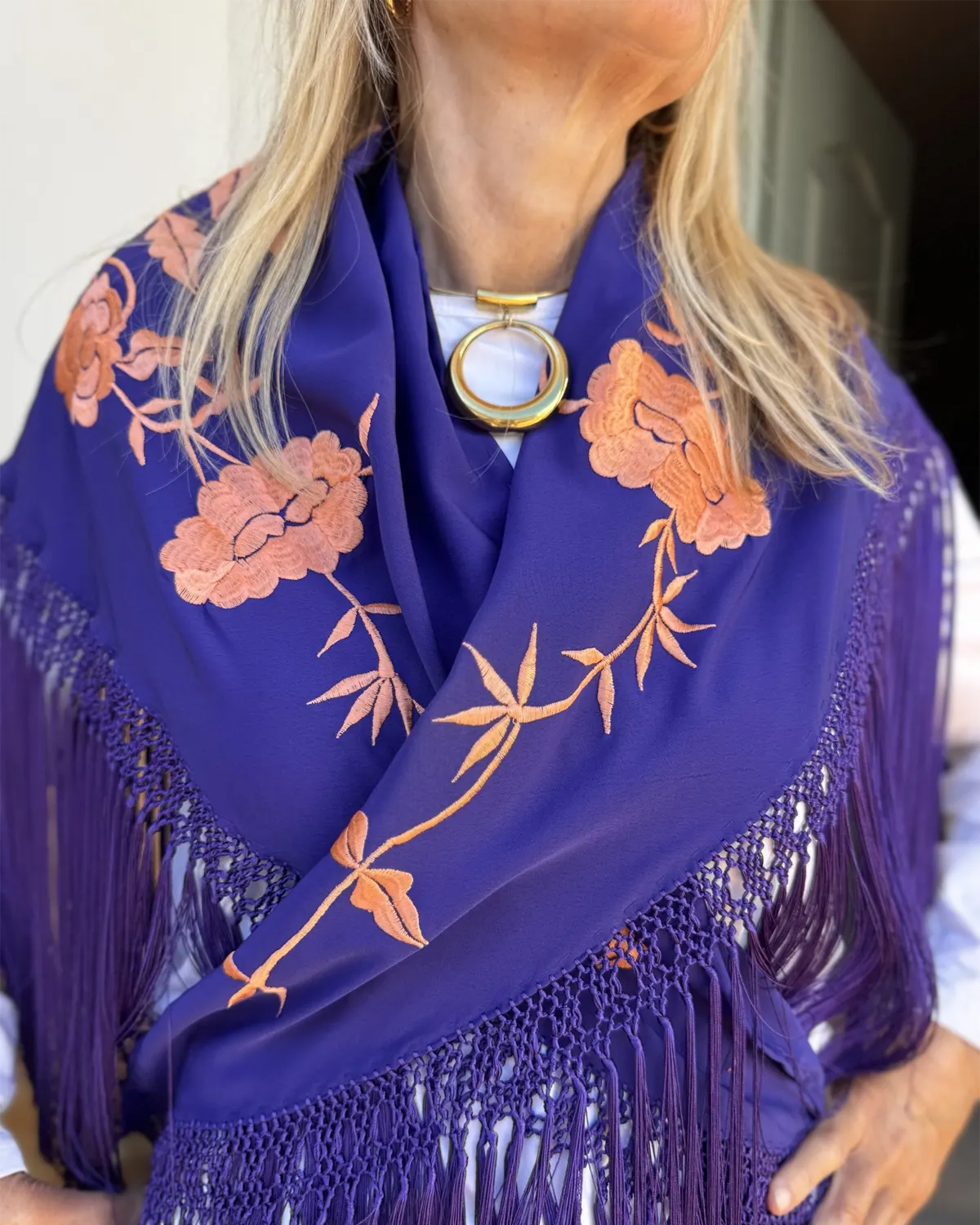 Mantón modelo alegría
