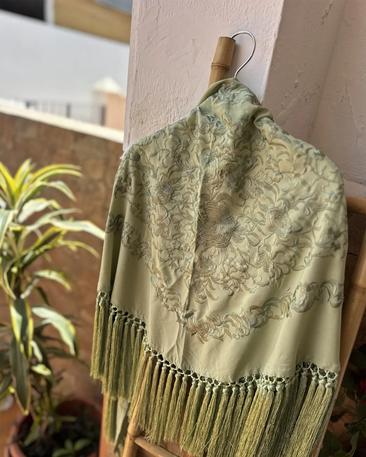 Mantón modelo jardín